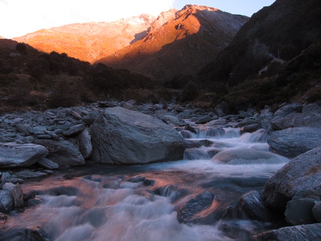 8 Lower Snowy Creek, Just below Dart HUt.JPG