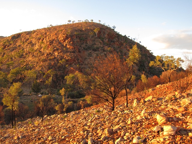 Our Rocky Bar Gap Campsite.JPG