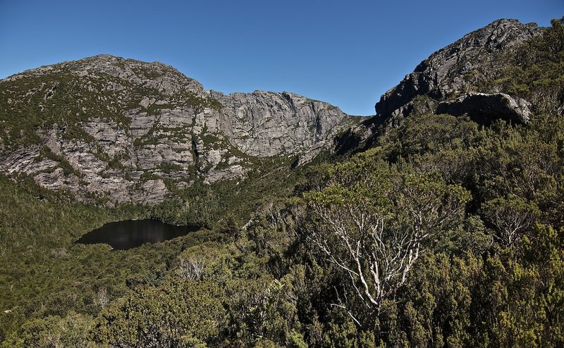 Mount Murchison - views of the lower lake in the crater.jpg