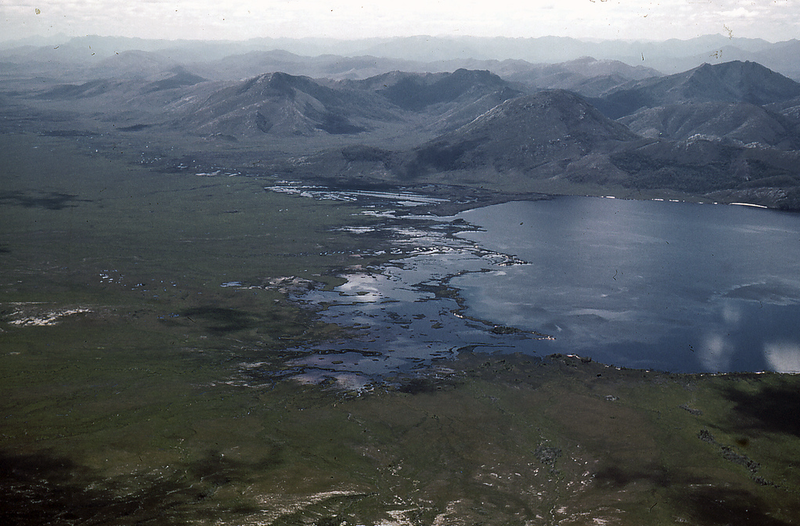 Lake Pedder & Serpentine R, 1953.png