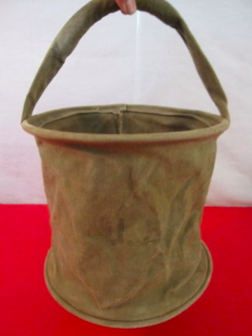 Collapsible canvas bucket WWII era.png