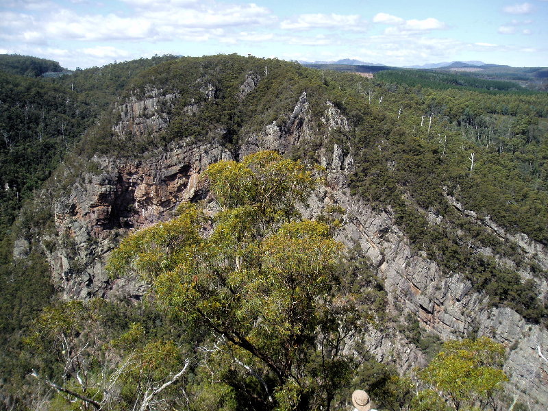 View over Leven Canyon from end of Loongana Range.JPG