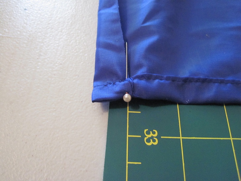 Rolled hem - end channel pinned.jpg