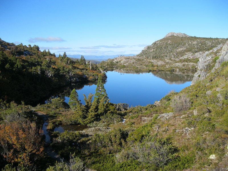 Lake Hanson from Peak track.JPG