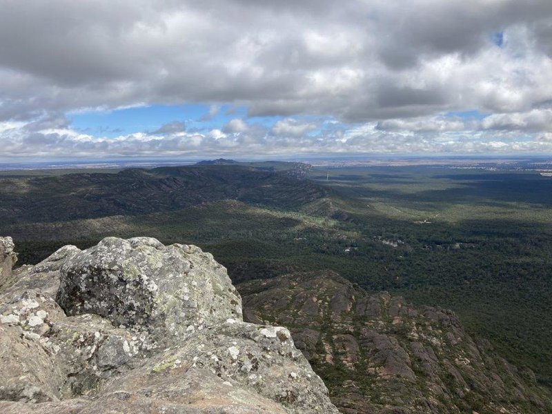 From Briggs Bluff towards MtStapylton.jpg