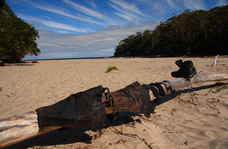 205 Drying out, South Cape Rivulet 9-3-11.JPG