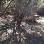 Signpost pointing to the picnic area (105322)