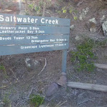 Signpost south of Saltwater Creek Beach (106096)