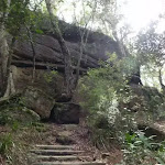 Steps and track passing cliff (119848)