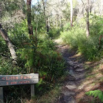 Sign to Little falls on Little Digger track (134149)