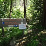 Sign at top of Little Digger track (136279)