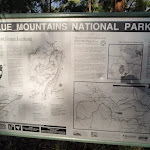 Blue Mountains NP info sign at car park (149667)