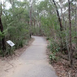 Bungoona Path and information sign (170913)