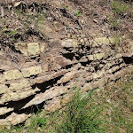 Wall beside old road (223331)