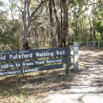 Sid Pulsford Walking trail sign (234026)
