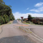 looking to the roundabout of James Sea Dr  Bembooka Rd and Sun Valley Rd (236015)