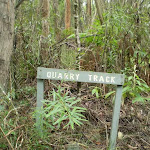 Signpost at Int of Quarry Road and Bare Creek Tracks (24516)