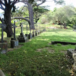 View though fence to cemetery (254537)