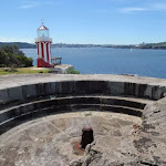 Gun Emplacment and Hornby Lighthouse looking into the harbour (255809)