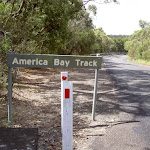 America Bay Track sign (30407)