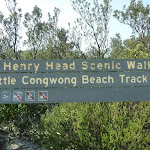 Sign on Congwong Beach near La Perouse (308681)