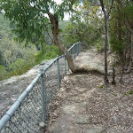 Fenced section of track on the west side of Hornsby Heights (328361)