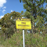 Warning cracked and harsh Roads due to Mine Subsidence (357698)