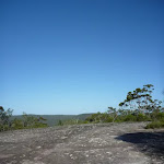Crossing a large rock platform in Brisbane Waters National Park (375700)