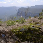 View from mossy rock landing on Mt Hay (40686)