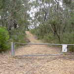 Gate at beginning of Fortress Ridge Trail (40851)