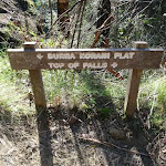 Sign near Top of Falls (50051)