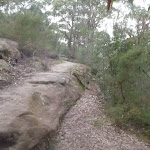 Track up rocky outcrop (63815)