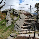Last few stairs to the top of Main Range Lookout (96799)